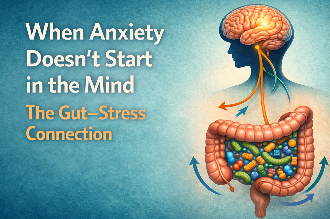 When Anxiety Doesn’t Start in the Mind: The Gut–Stress Connection
